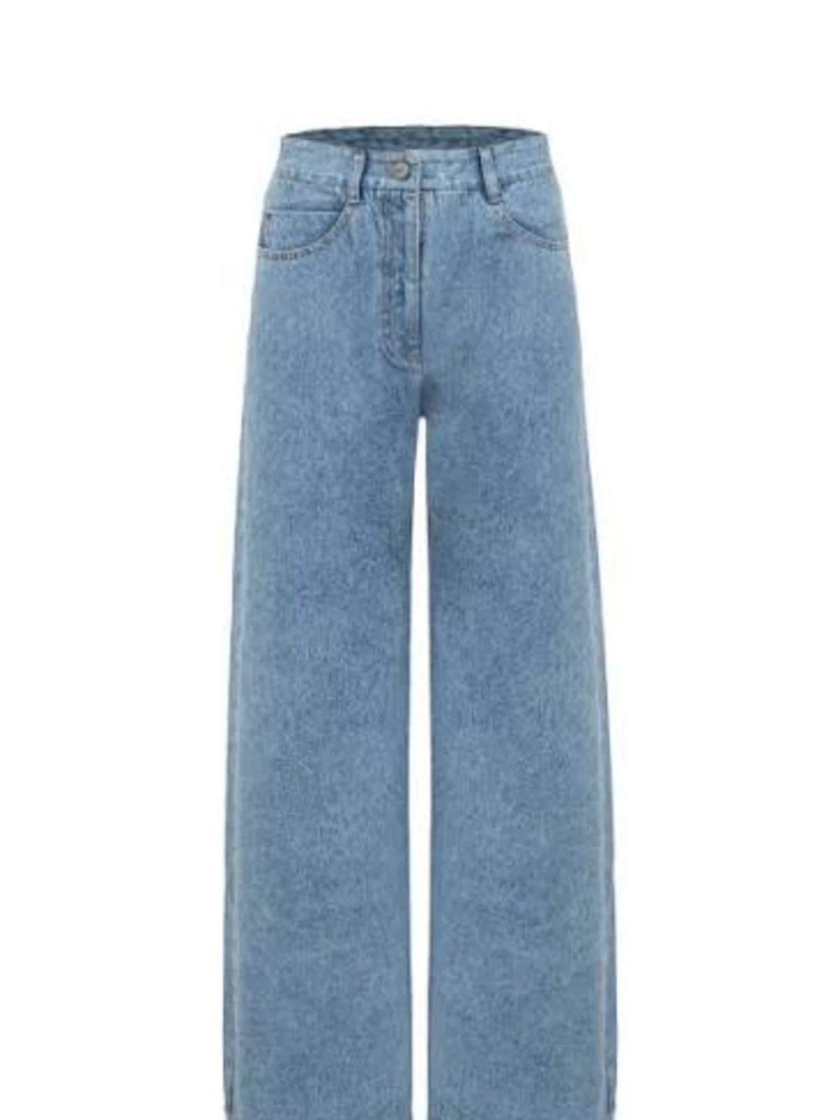 Джинси wide leg blue